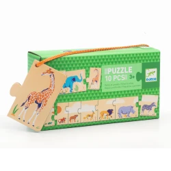 Postupové puzzle Africké zvieratá (malý, väčší, najväčší)