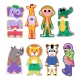 Puzzle Trio Savana – vzdelávacie puzzle pre deti s motívom divokých zvierat zo savany