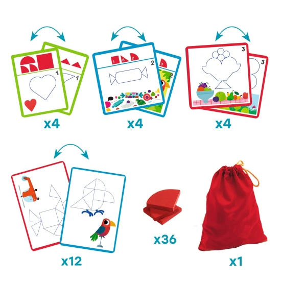 Eduludo Obrázkový tangram: Tvary