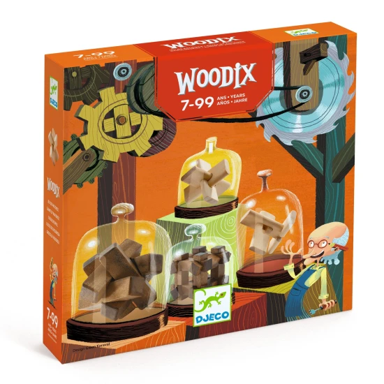 Súprava 6 hlavolamov Woodix