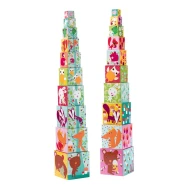 Kocky pyramída Lesné zvieratká