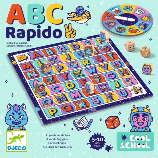Edukačná hra Cool School: ABC Rapido