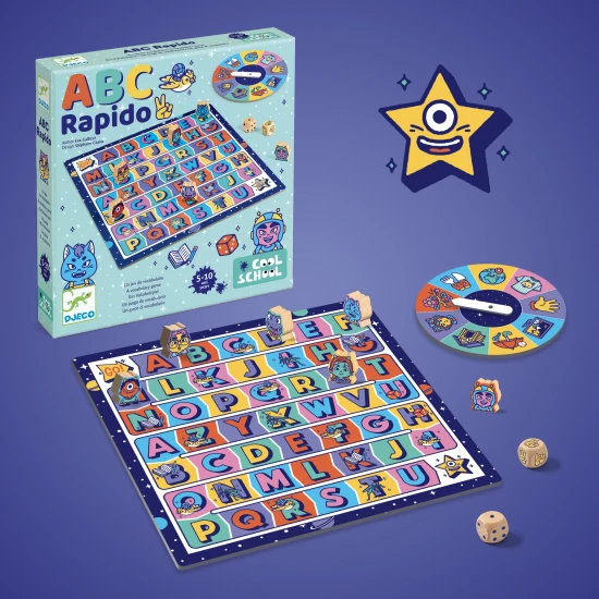 Edukačná hra Cool School: ABC Rapido