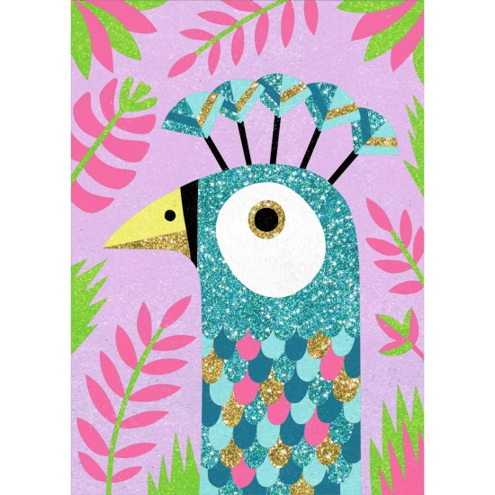 Tvorivá sada s pieskom a trblietkami Očarujúce vtáčiky