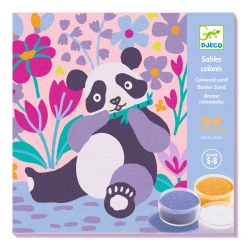 Tvorenie s farebným pieskom Zamatové labky