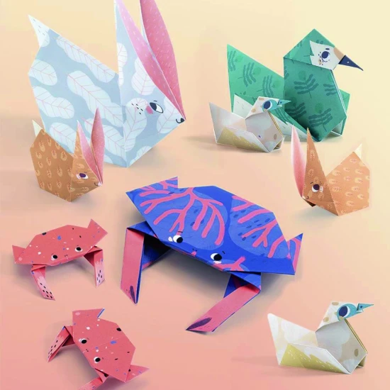 Origami Zvieracie rodinky