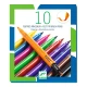 Štetcové obojstranné fixky Klasické farby 10 ks