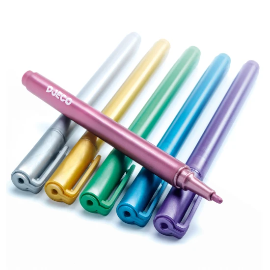 Metalické fixky 6 ks