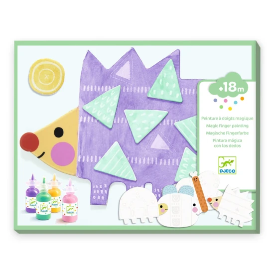 Magické maľovanie prstami Malé vzory