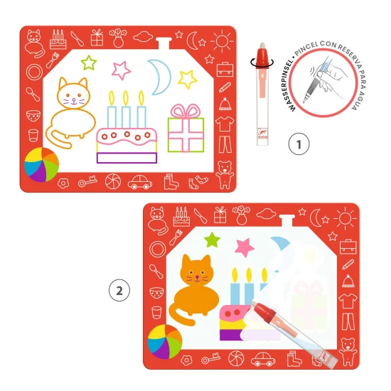 Magické vyfarbovanie vodou Čmáranice