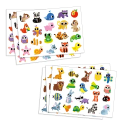 Samolepky pre najmenších: Mláďatká (120 ks)