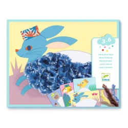 S klobúčikmi Tvorenie s vlnou a suchým zipsom