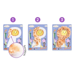 Fluffy friends Tvorenie s vlnou a suchým zipsom