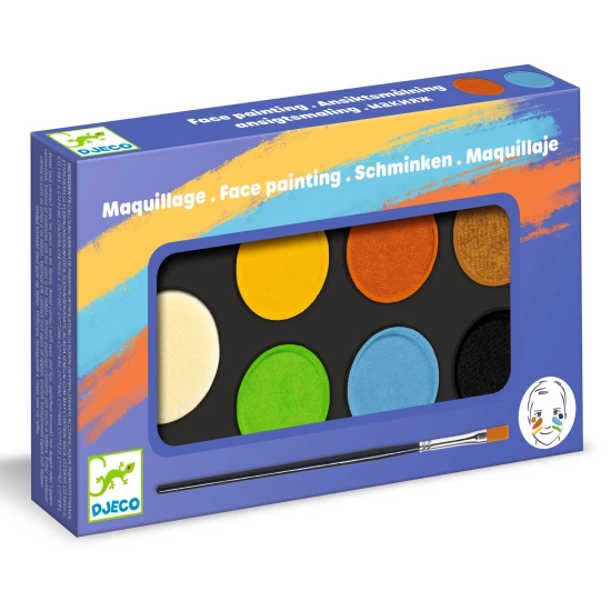 Farby na tvár Prírodné odtiene