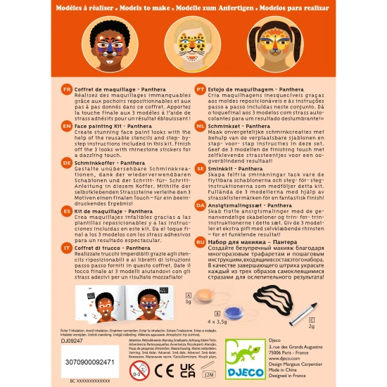 Farby na tvár Panter