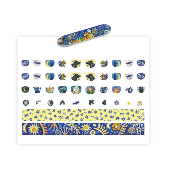 Nálepky na nechty Odrazy mesačného svitu