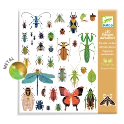 Metalické samolepky Hmyz 160 ks