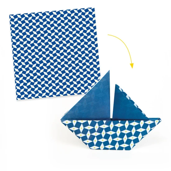 Farebné papiere na origami Natsu 100 ks