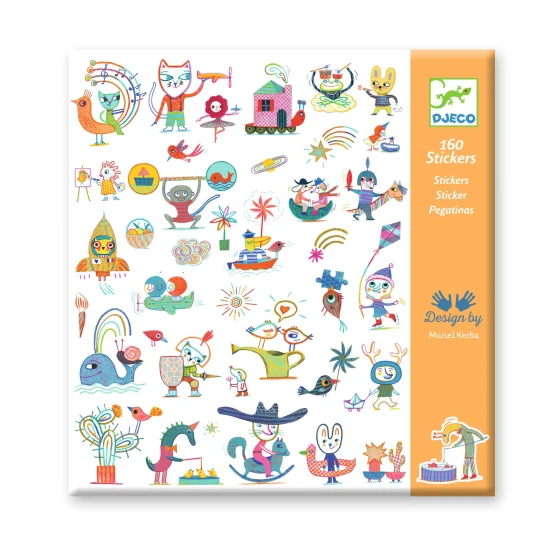 Samolepky Svet Djeco 160 ks