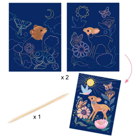 Veľká kreatívna sada 6 aktivít Fluffy box