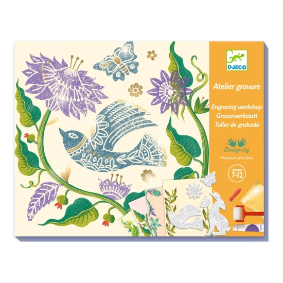 Mučenka Gravírovací workshop – kreatívna aktivita s pečiatkami a kartičkami