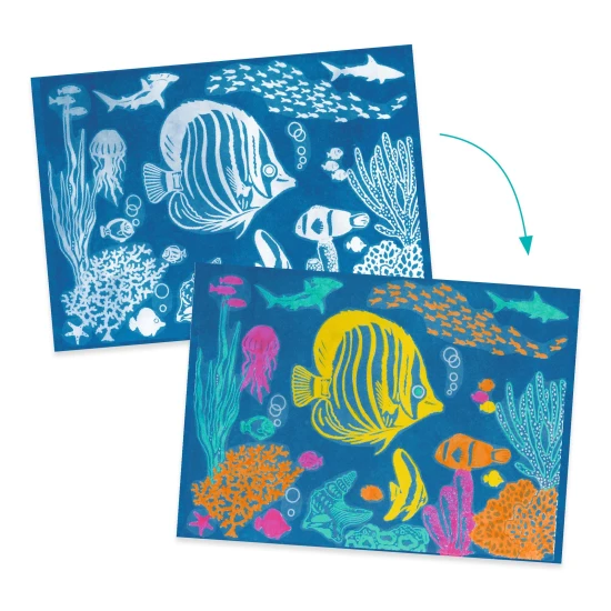 Kreatívna kyanotypová sada Podmorský svet