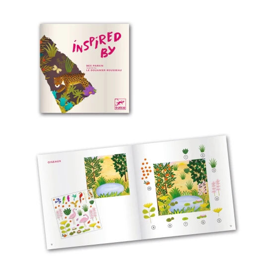 Kreatívna sada Bujná divočina podľa Henriho Rousseaua