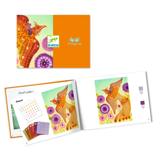 Penová mozaika Mýtické stvorenia Tvorba podľa čísel