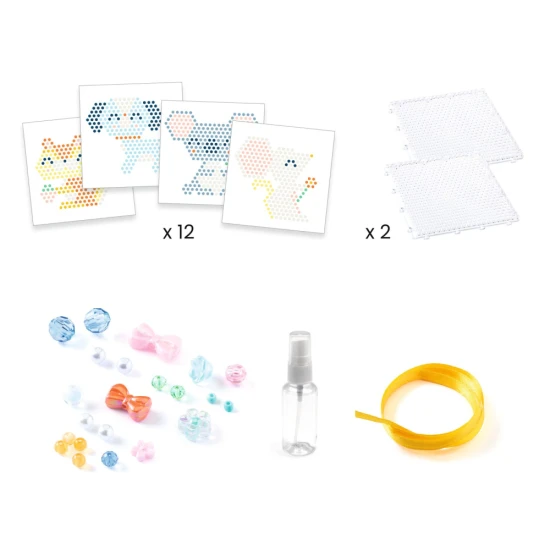 Kreatívna sada s korálkami Aqua animals na tvorbu mozaík