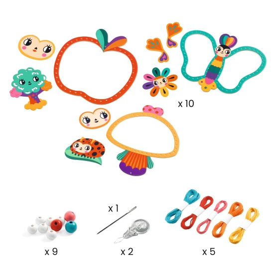 Artistic String art: Záhrada (tkanie)