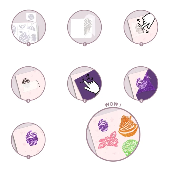 Umelecké obtlačky Maškrty