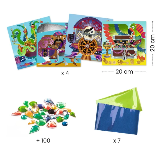 Tvorivá sada Piráti s diamantmi