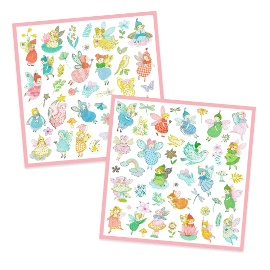 Samolepky Trblietavé víly 160 ks