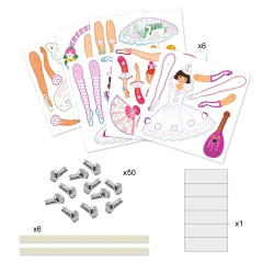 Papierové figúrky Tanečnice