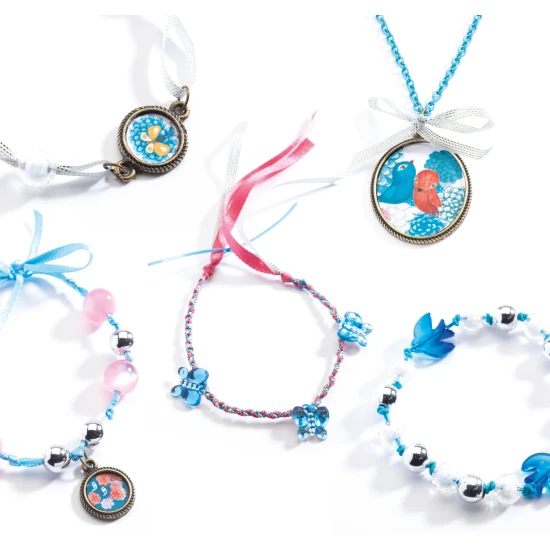 Navliekanie a tvorenie šperkov Korálky a vtáčiky