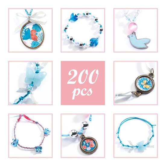 Navliekanie a tvorenie šperkov Korálky a vtáčiky