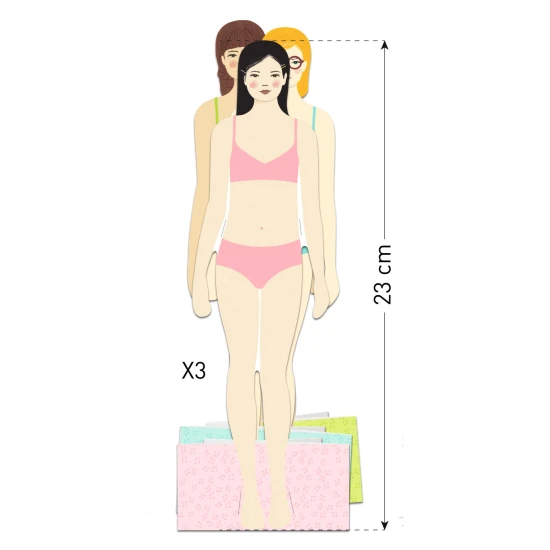 Papierové bábiky Mega šatník