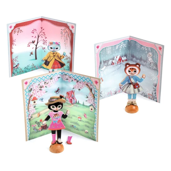 Koláž Obleč 3 mačičky