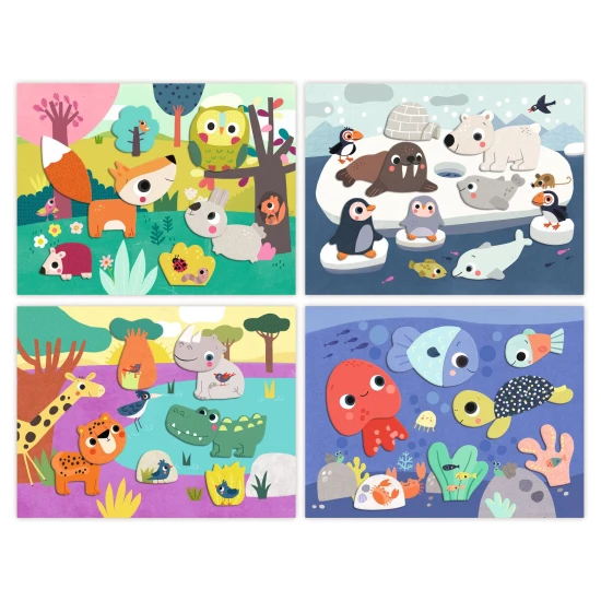 Prvá koláž pre najmenších Zvieratká