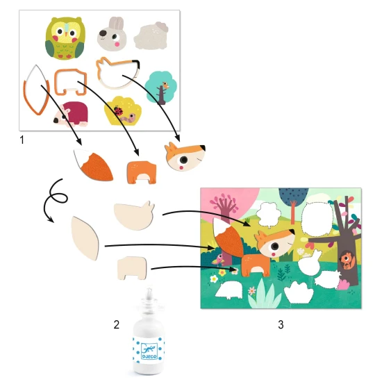 Prvá koláž pre najmenších Zvieratká