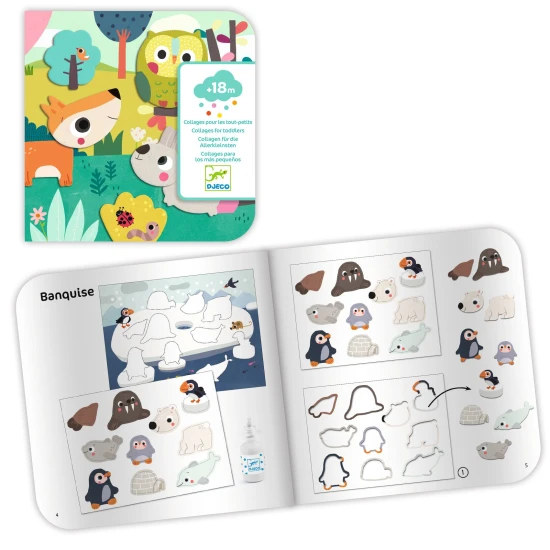 Prvá koláž pre najmenších Zvieratká