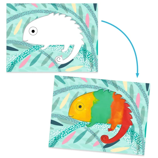 Prstové farby Vytlač a rozotri