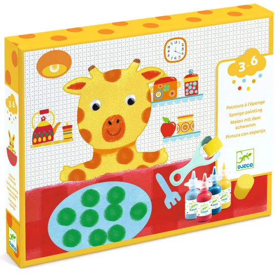 Maľovanie so špongiami Dobrodružstvá s plyšovými hračkami
