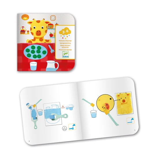 Maľovanie so špongiami Dobrodružstvá s plyšovými hračkami