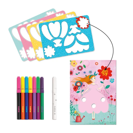 Výtvarná sada pestrofarebné obliekanie Marie