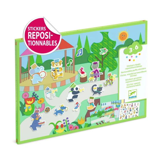 Odnímateľné samolepky Hudobný sprievod