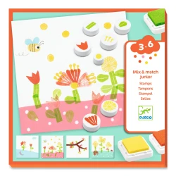 Kreatívna súprava s pečiatkami Kvety