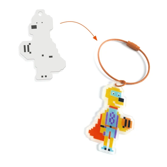 DIY Vyrob si sám Hrdinovia Pixel Art