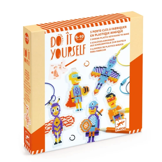 DIY Vyrob si sám Hrdinovia Pixel Art