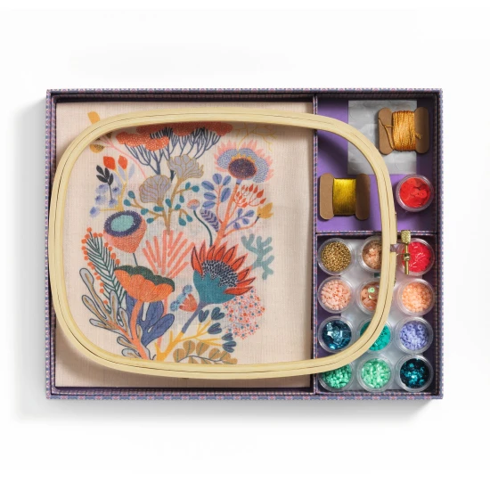 Korálkovanie na plátne Kvety Ateliér 58